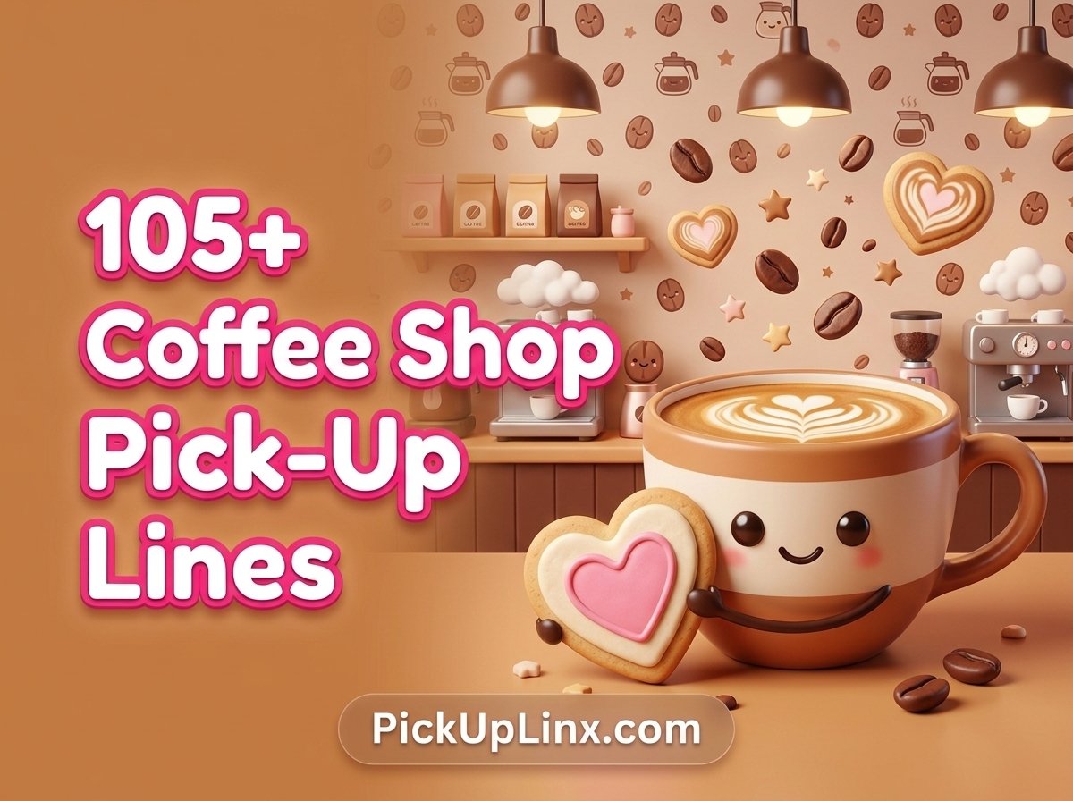 105+ Coffee Shop Pick-Up Lines