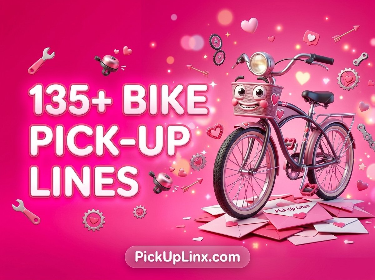 135+ Bike Pick-Up Lines
