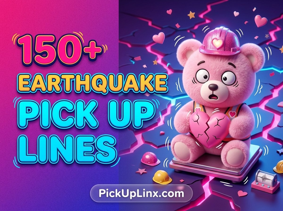 150+ Earthquake Pick Up Lines