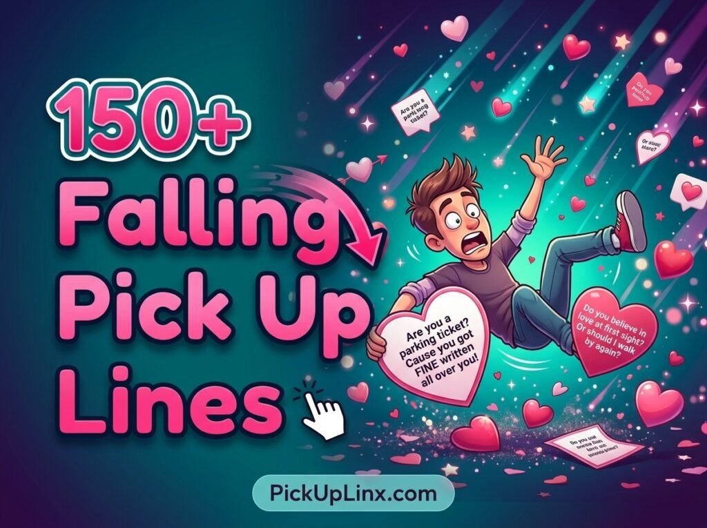 150+ Falling Pick Up Lines