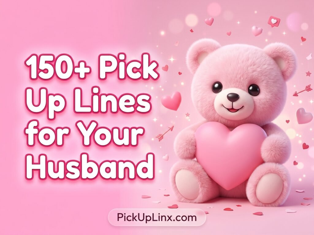 150+ Pick Up Lines for Your Husband