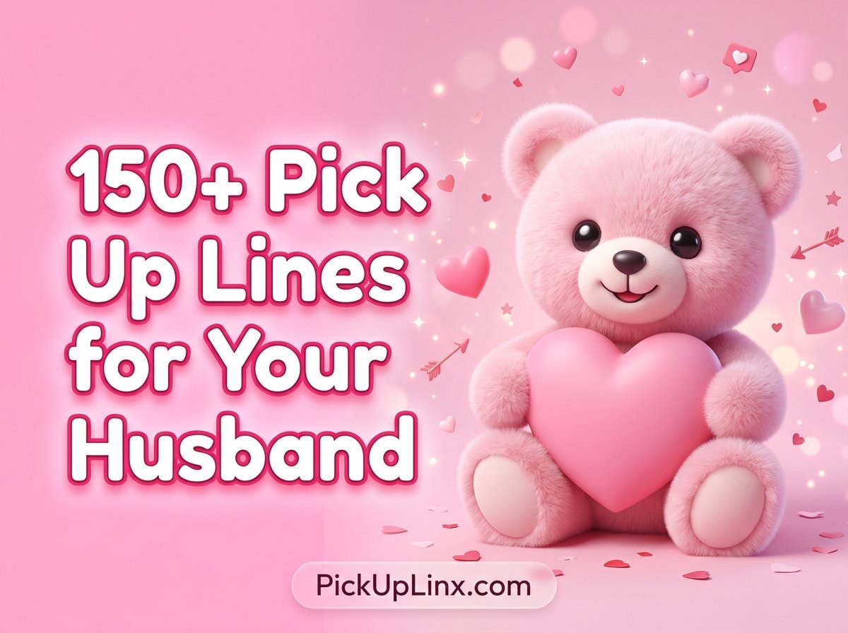 150+ Pick Up Lines for Your Husband