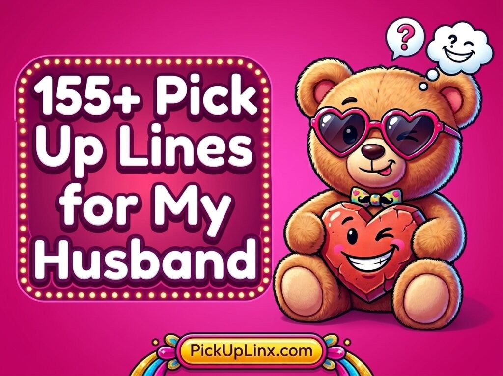 155+ Pick Up Lines for My Husband