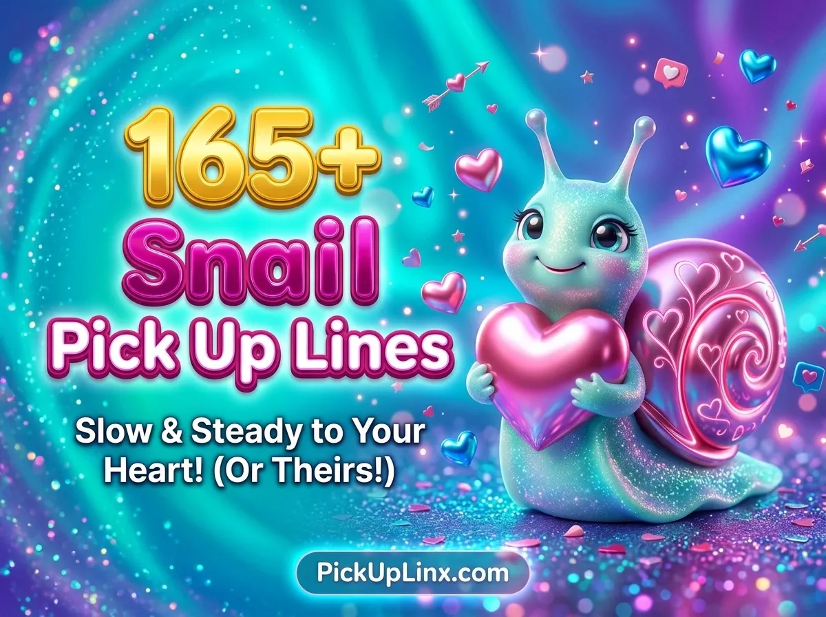 165+ Snail Pick Up Lines
