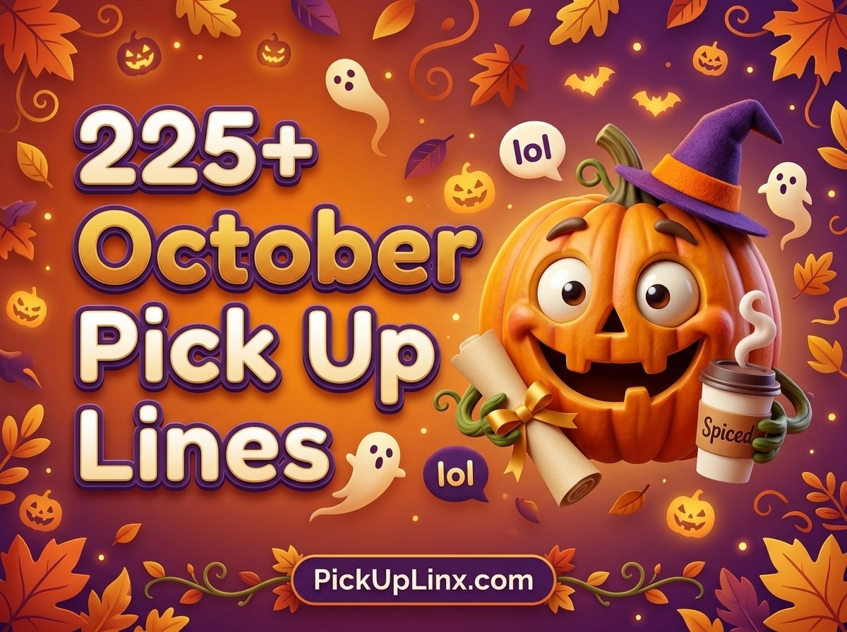 225+ October Pick Up Lines