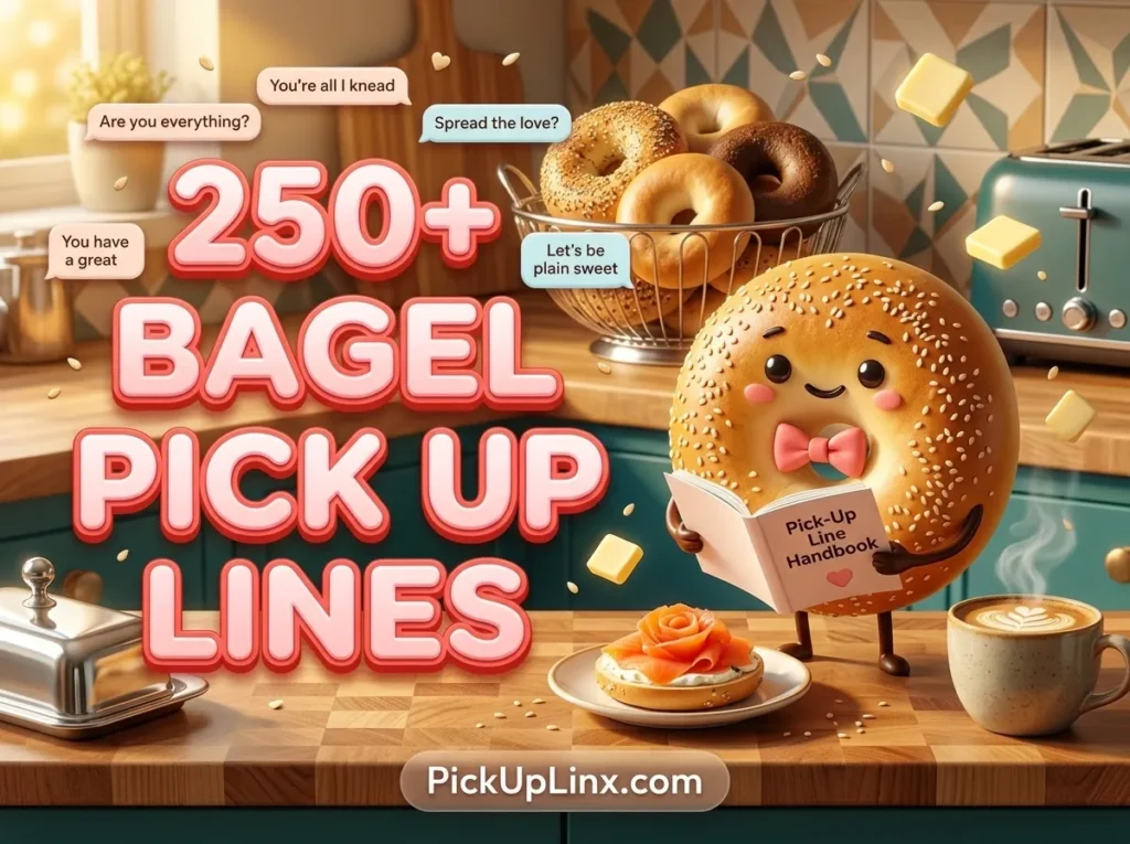 250+ Bagel Pick Up Lines