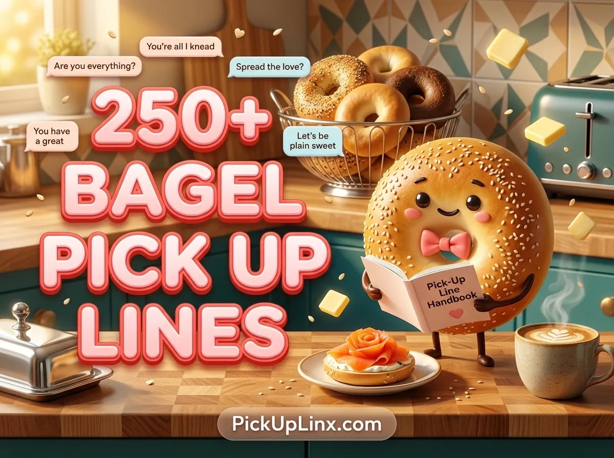 250+ Bagel Pick Up Lines