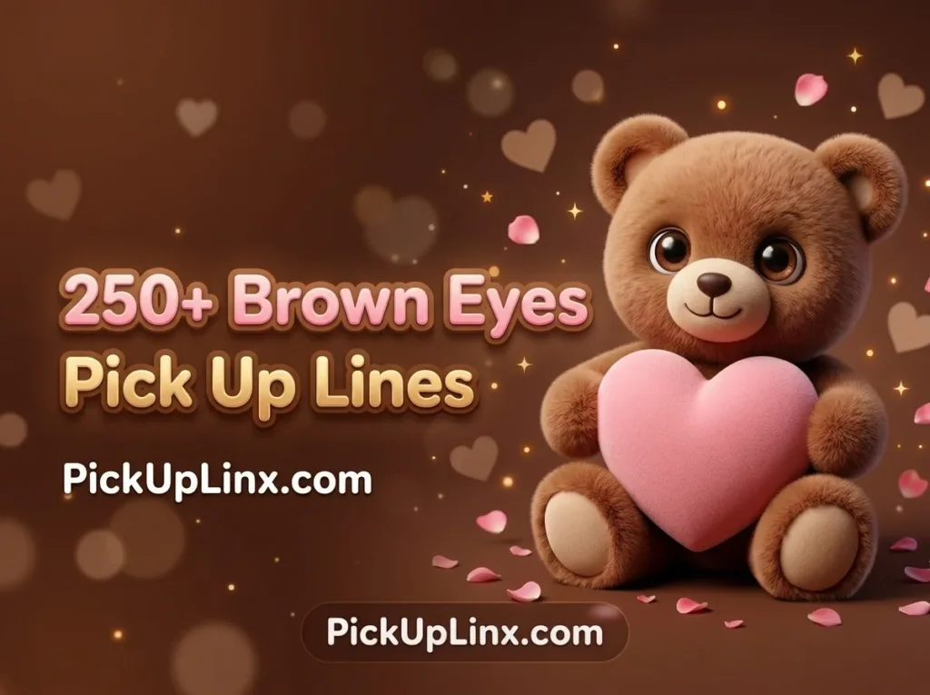 250+ Brown Eyes Pick Up Lines