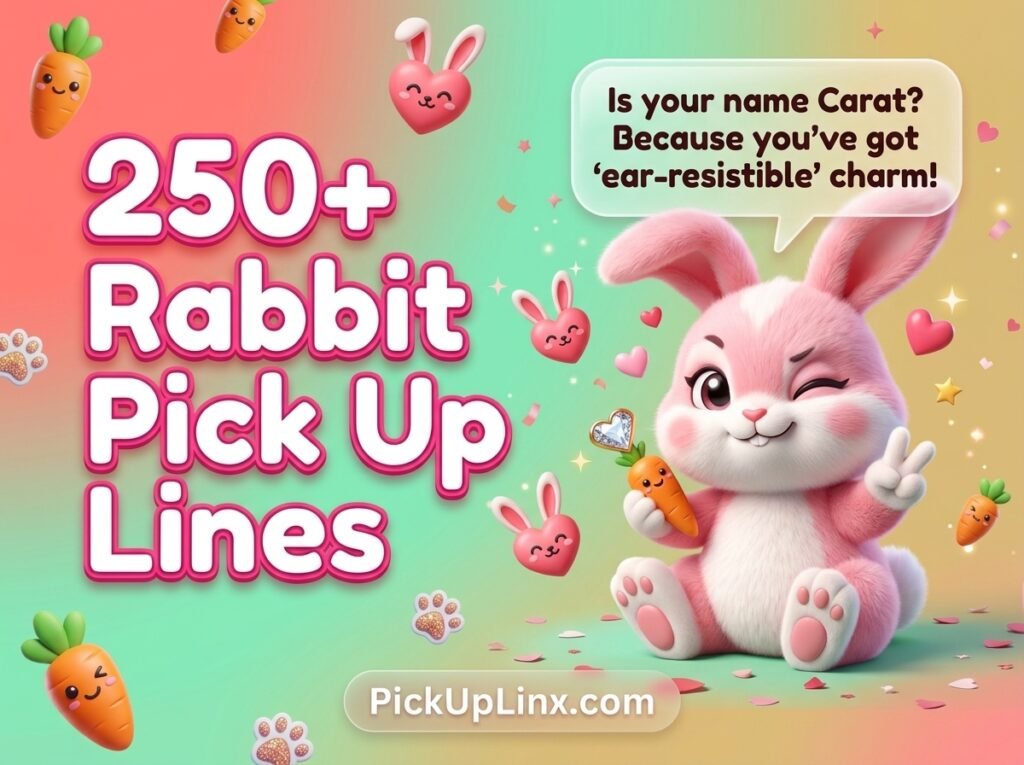 250+ Rabbit Pick Up Lines