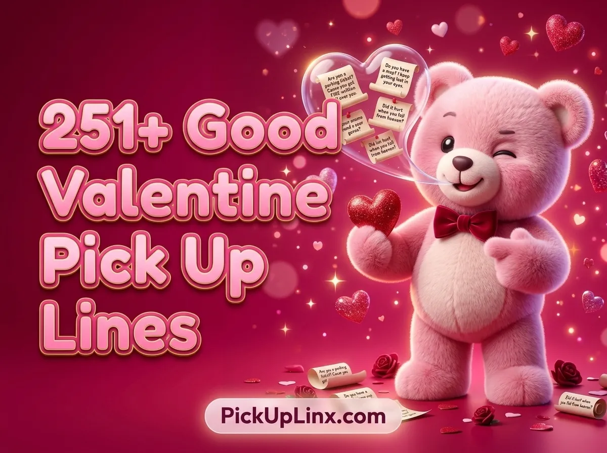 251+ Good Valentine Pick Up Lines