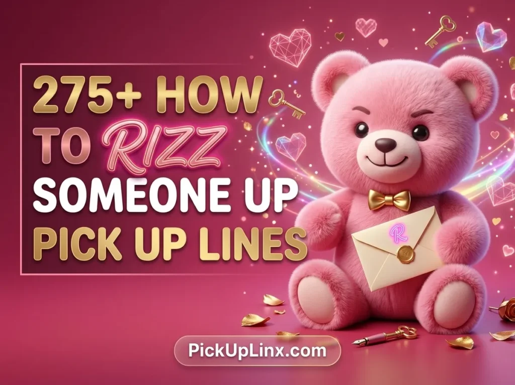 275+ How to Rizz Someone Up Pick Up Lines