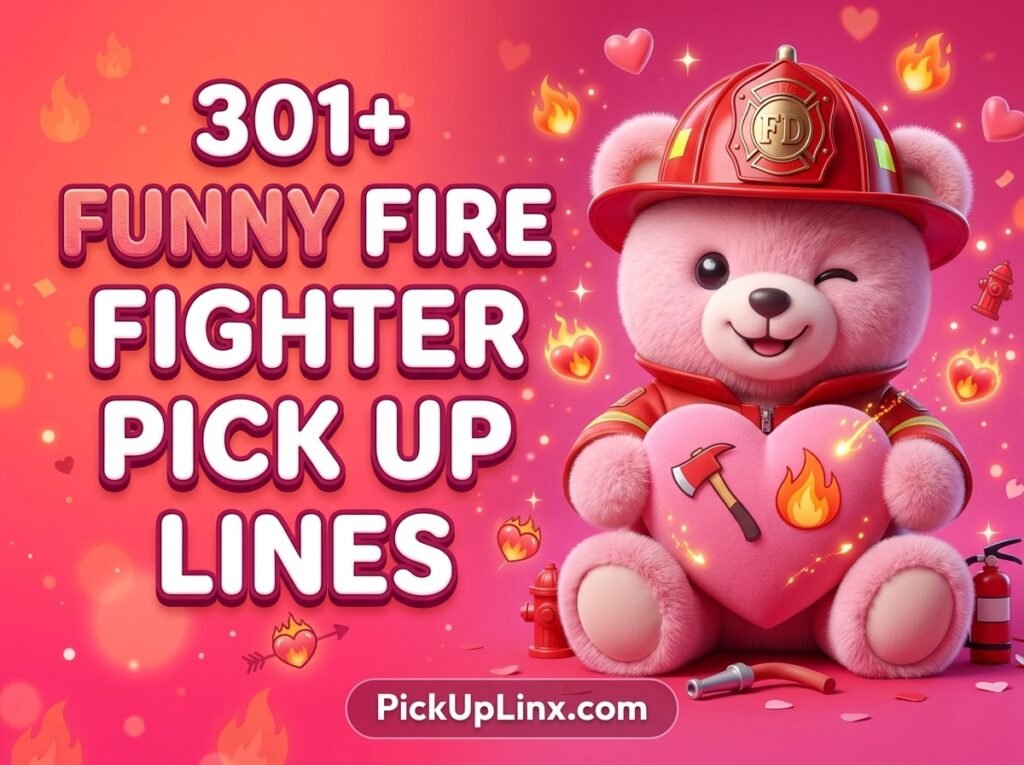 301+ Fire Fighter Pick Up Lines