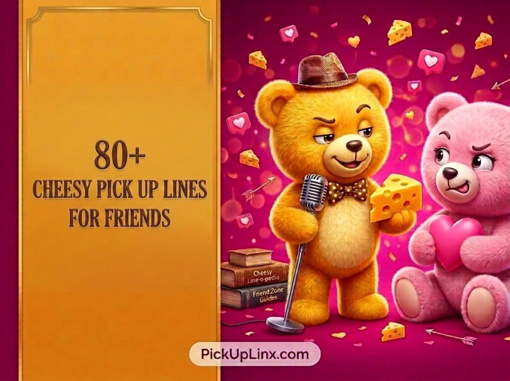80+ Cheesy Pick Up Lines for Friends