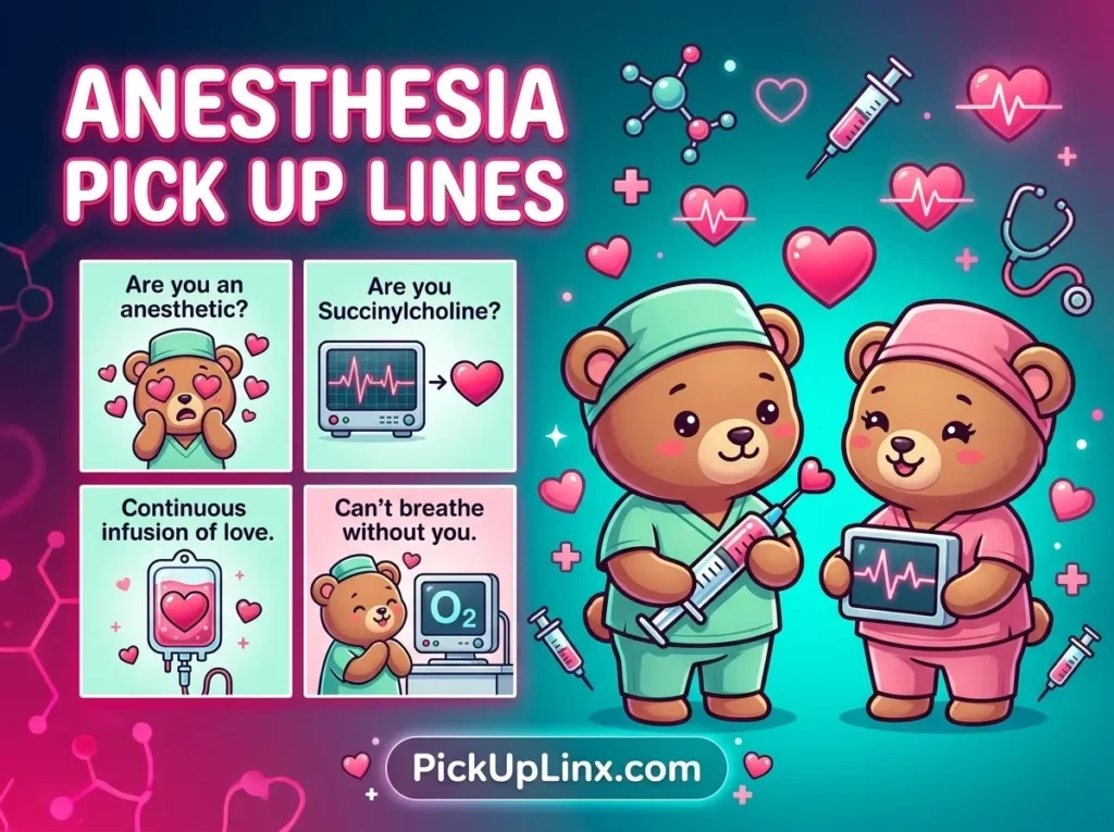 Anesthesia Pick Up Lines
