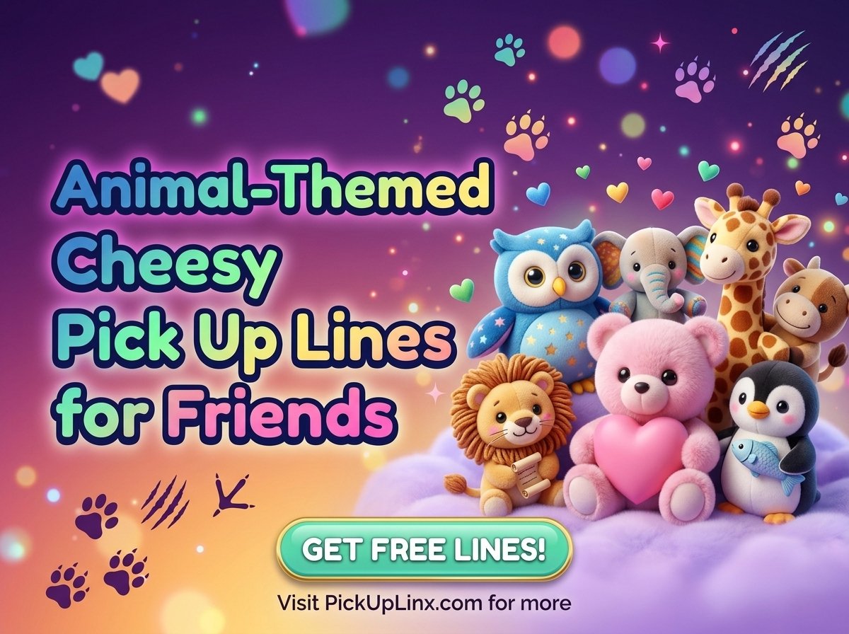 Animal-Themed Cheesy Pick Up Lines for Friends