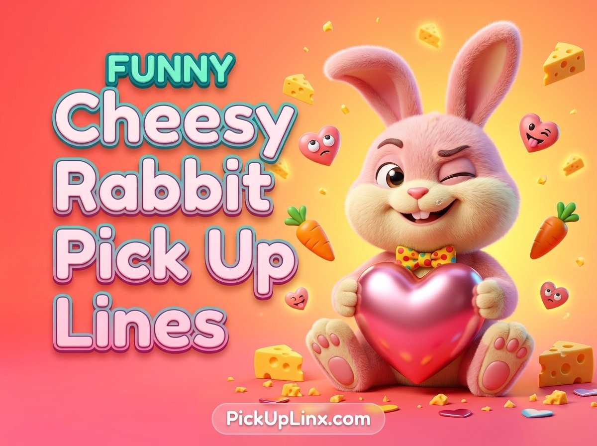 Cheesy Rabbit Pick Up Lines