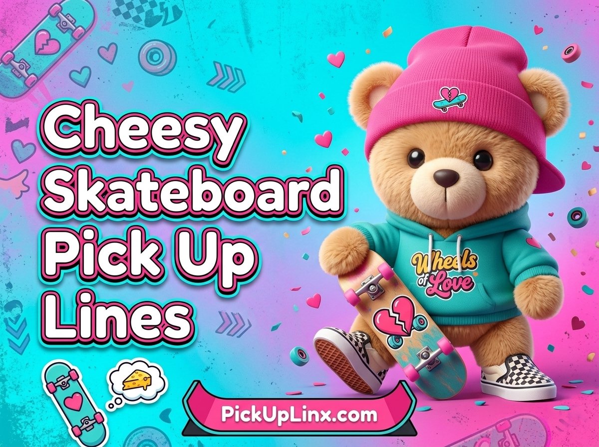 Cheesy Skateboard Pick Up Lines