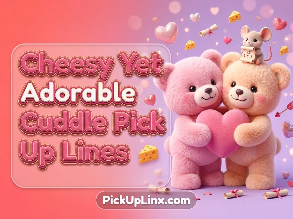 Cheesy Yet Adorable Cuddle Pick Up Lines