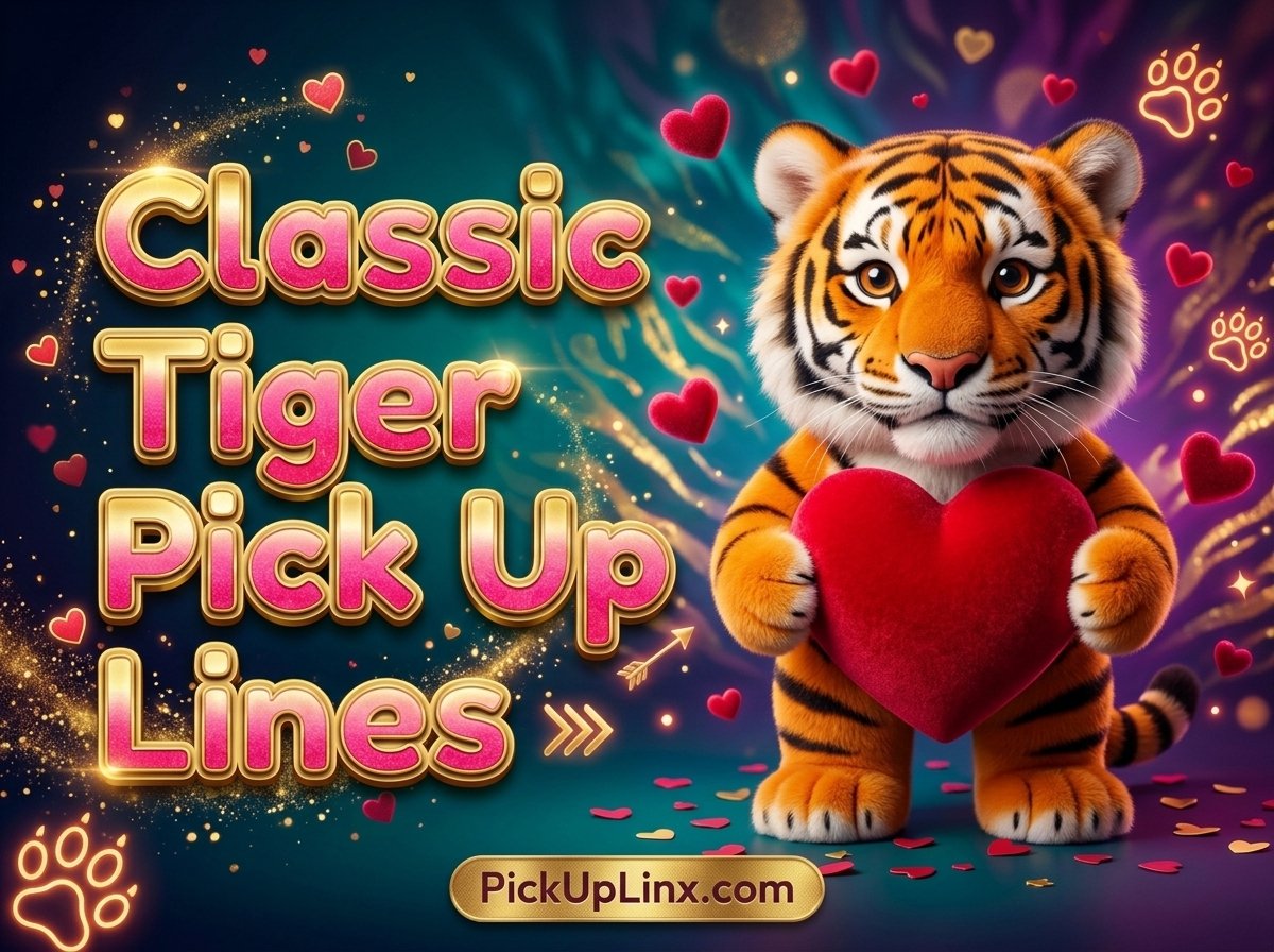 Classic Tiger Pick Up Lines