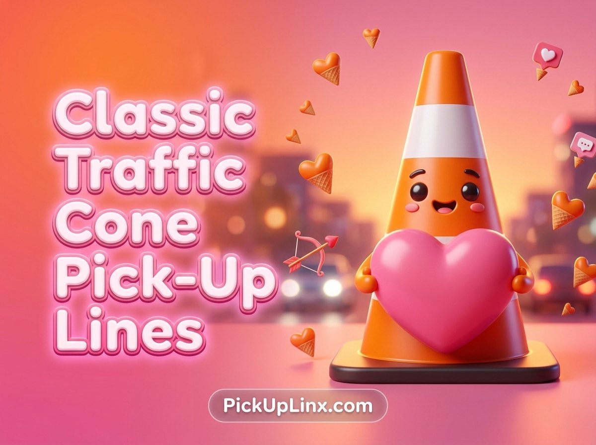 Classic Traffic Cone Pick-Up Lines