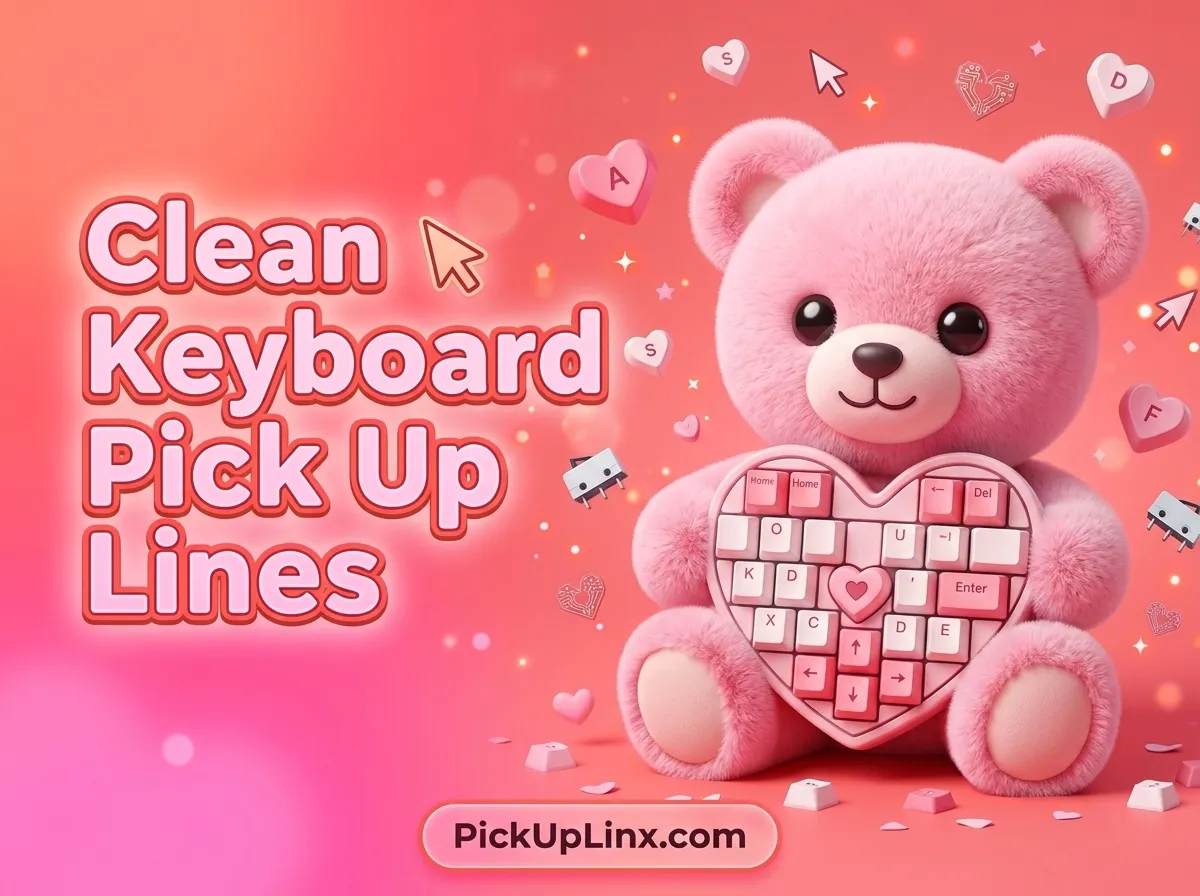Clean Keyboard Pick Up Lines