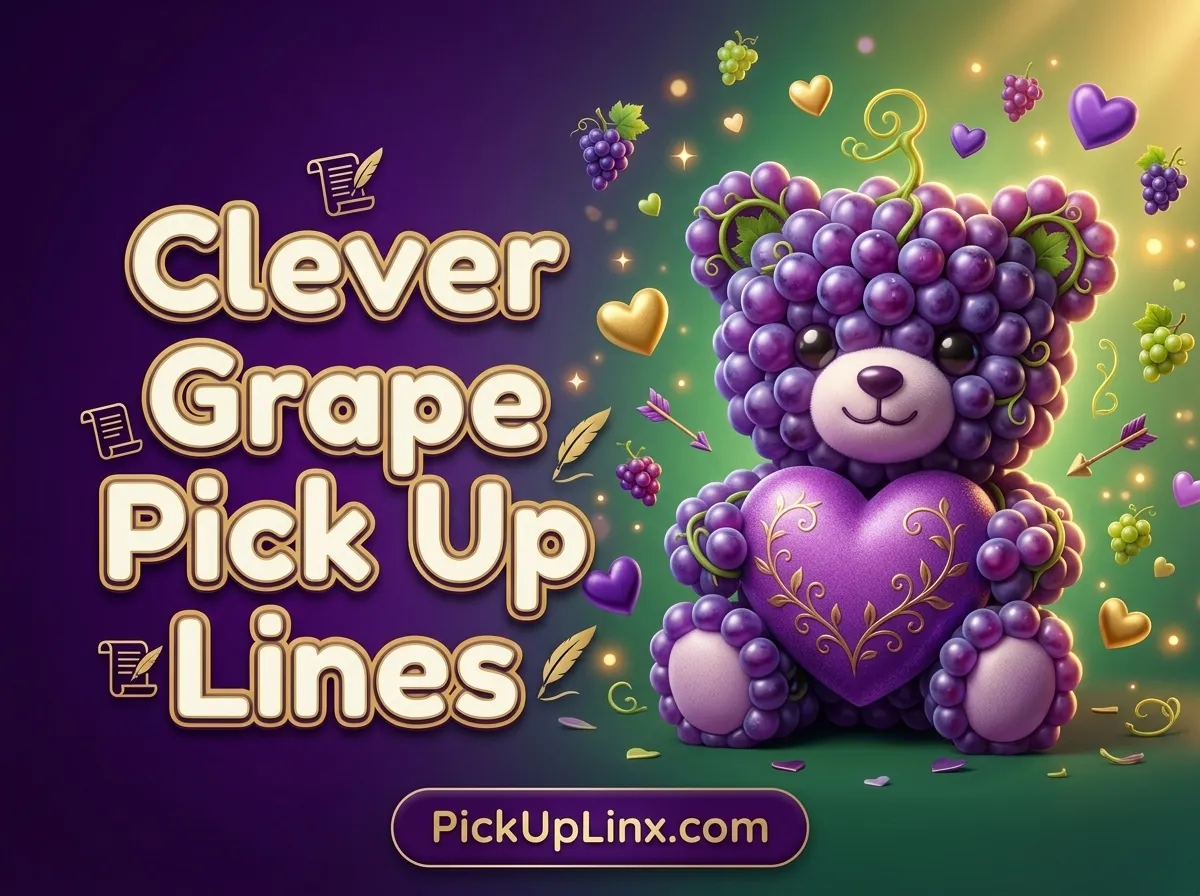Clever Grape Pick Up Lines