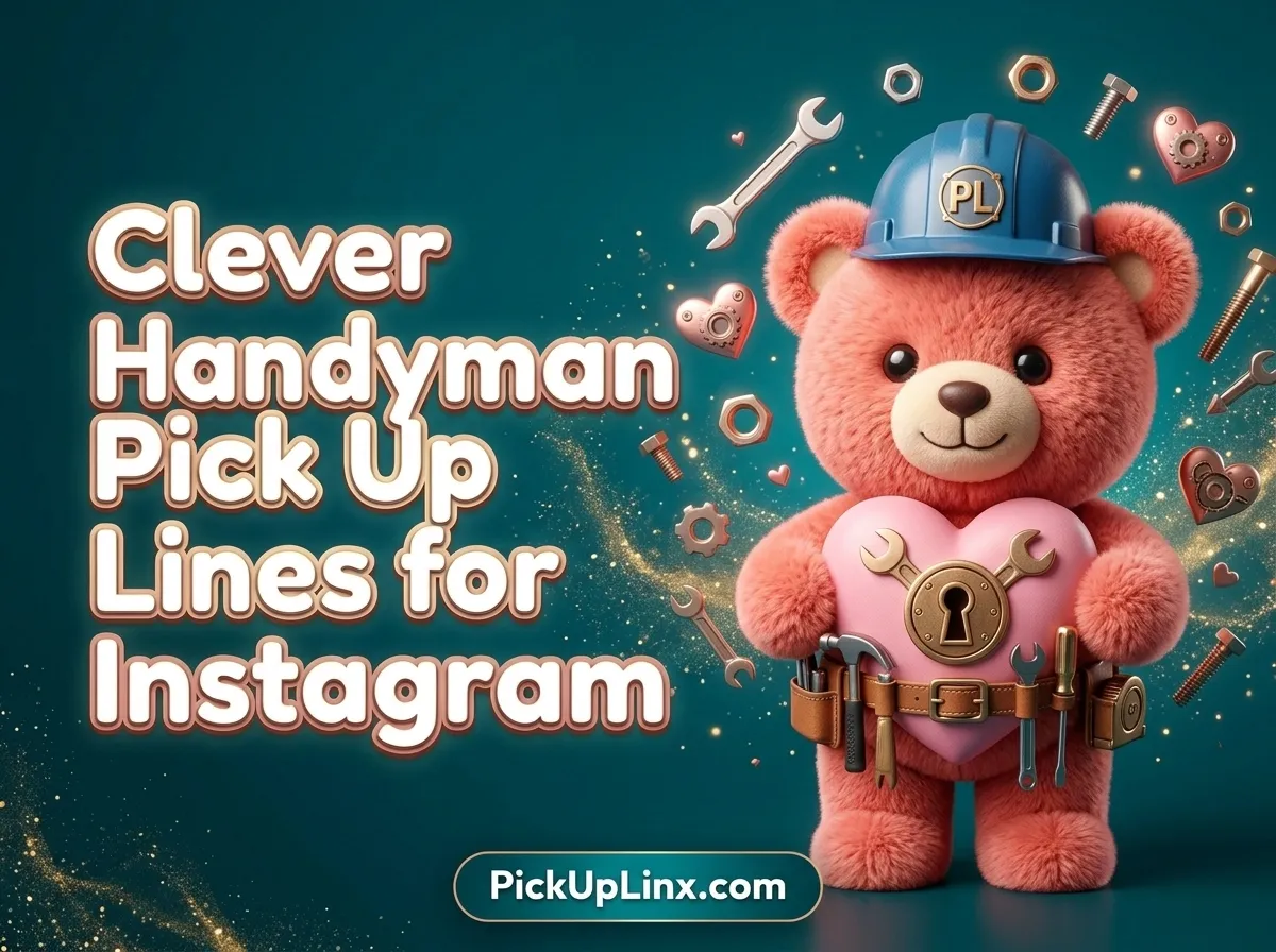 Clever Handyman Pick Up Lines for Instagram