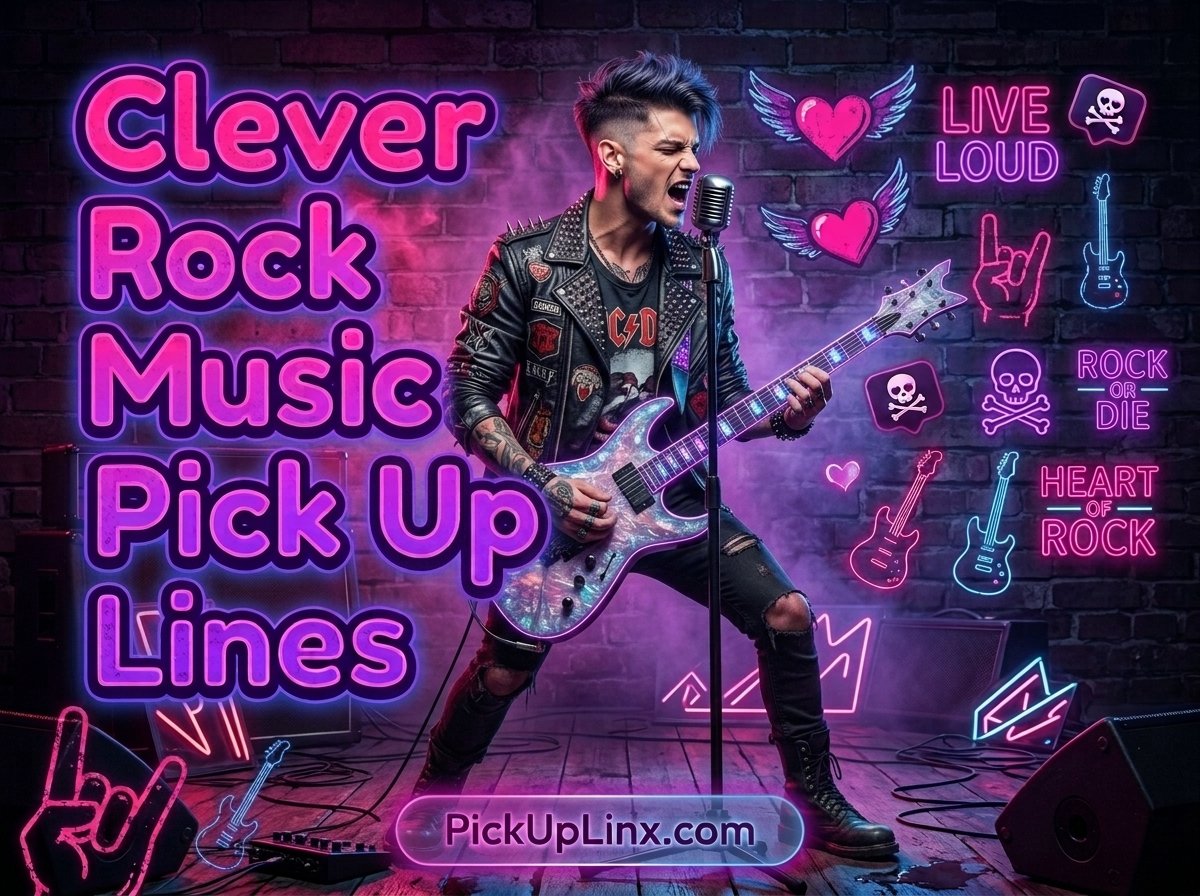 Clever Rock Music Pick Up Lines