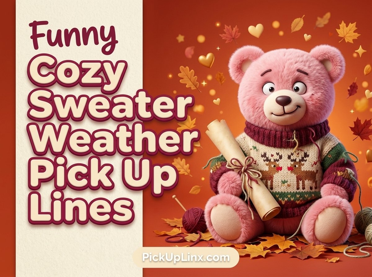 Cozy Sweater Weather Pick Up Lines