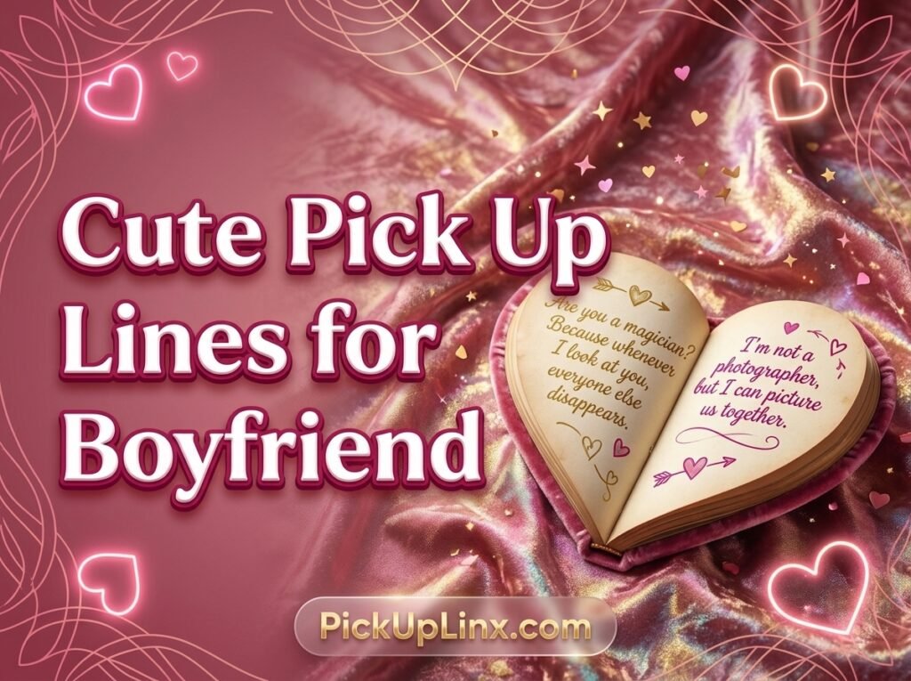 Cute Pick Up Lines for Boyfriend