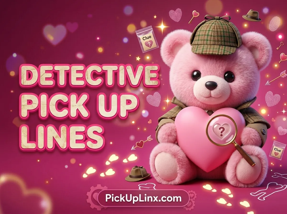 Detective Pick Up Lines