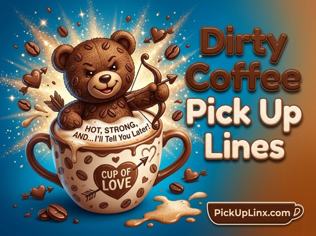 Dirty Coffee Pick Up Lines