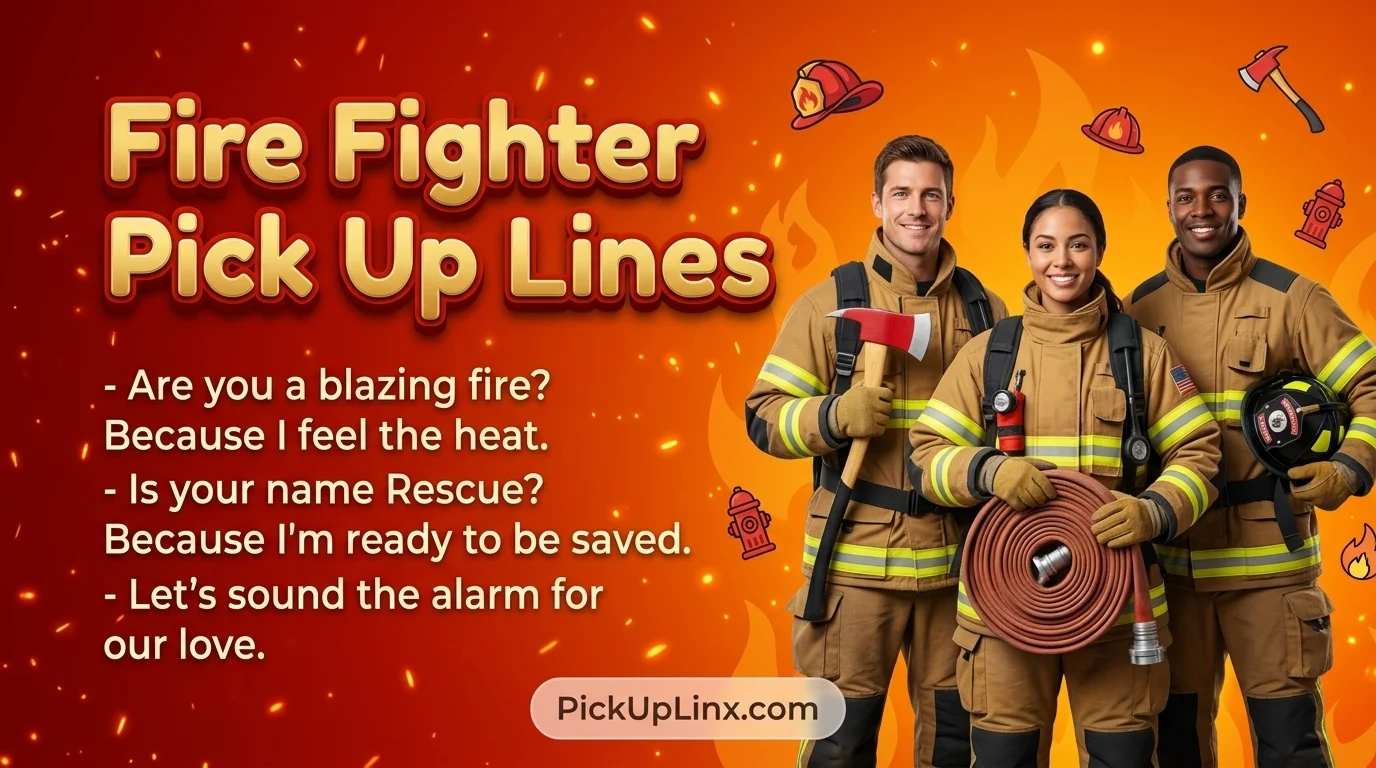 Fire Fighter Pick Up Lines