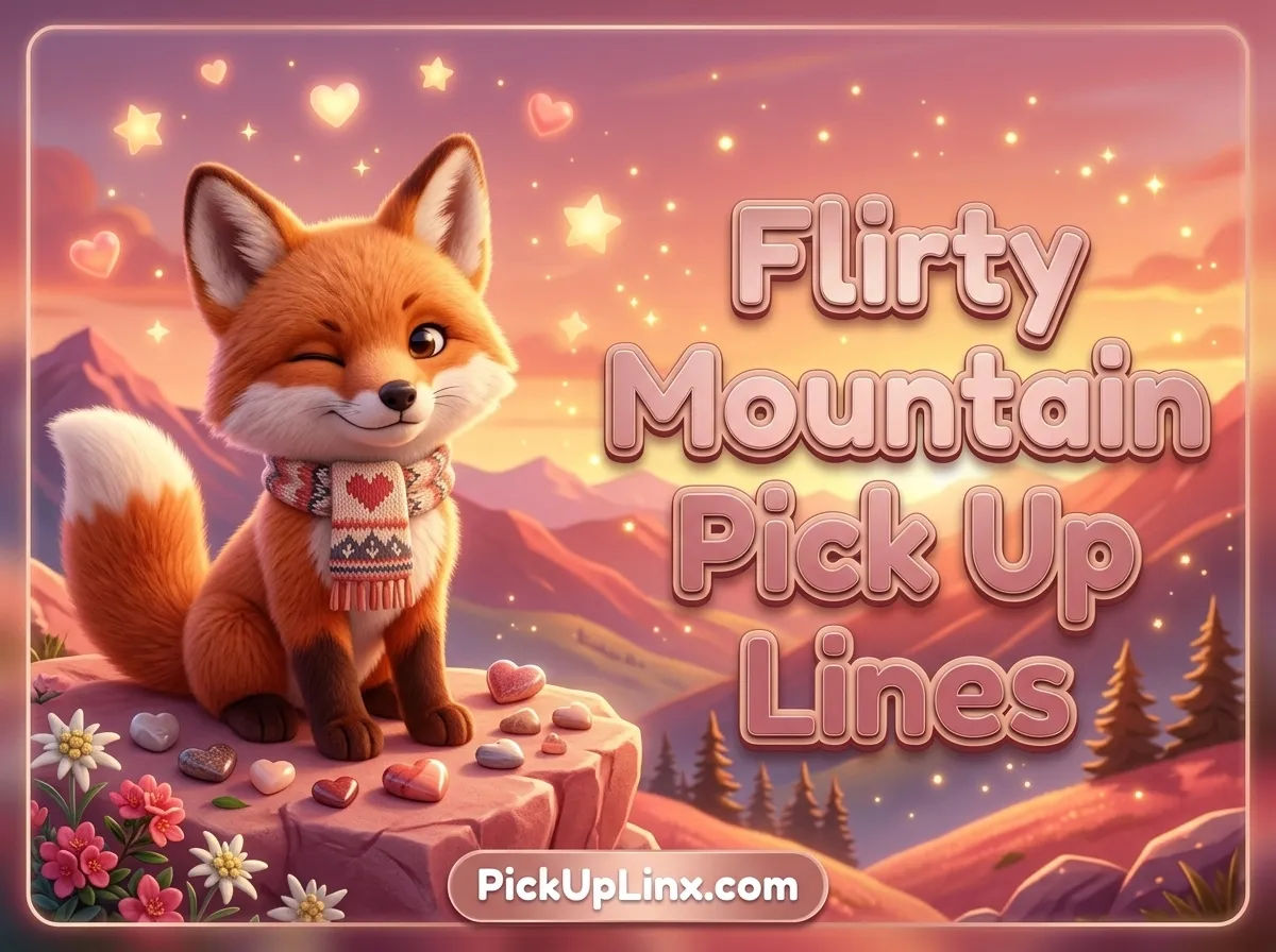Flirty Mountain Pick Up Lines
