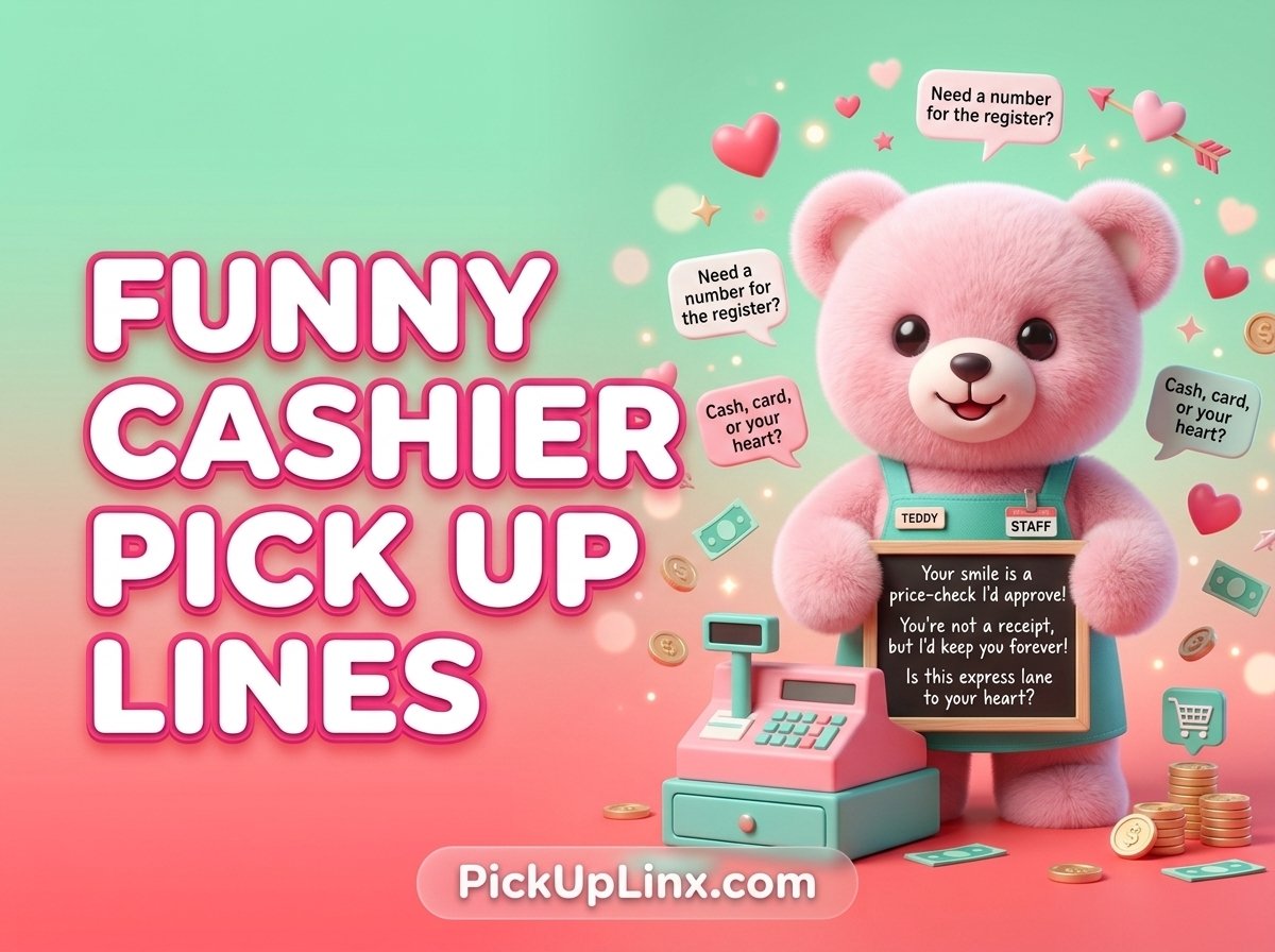 Funny Cashier Pick Up Lines