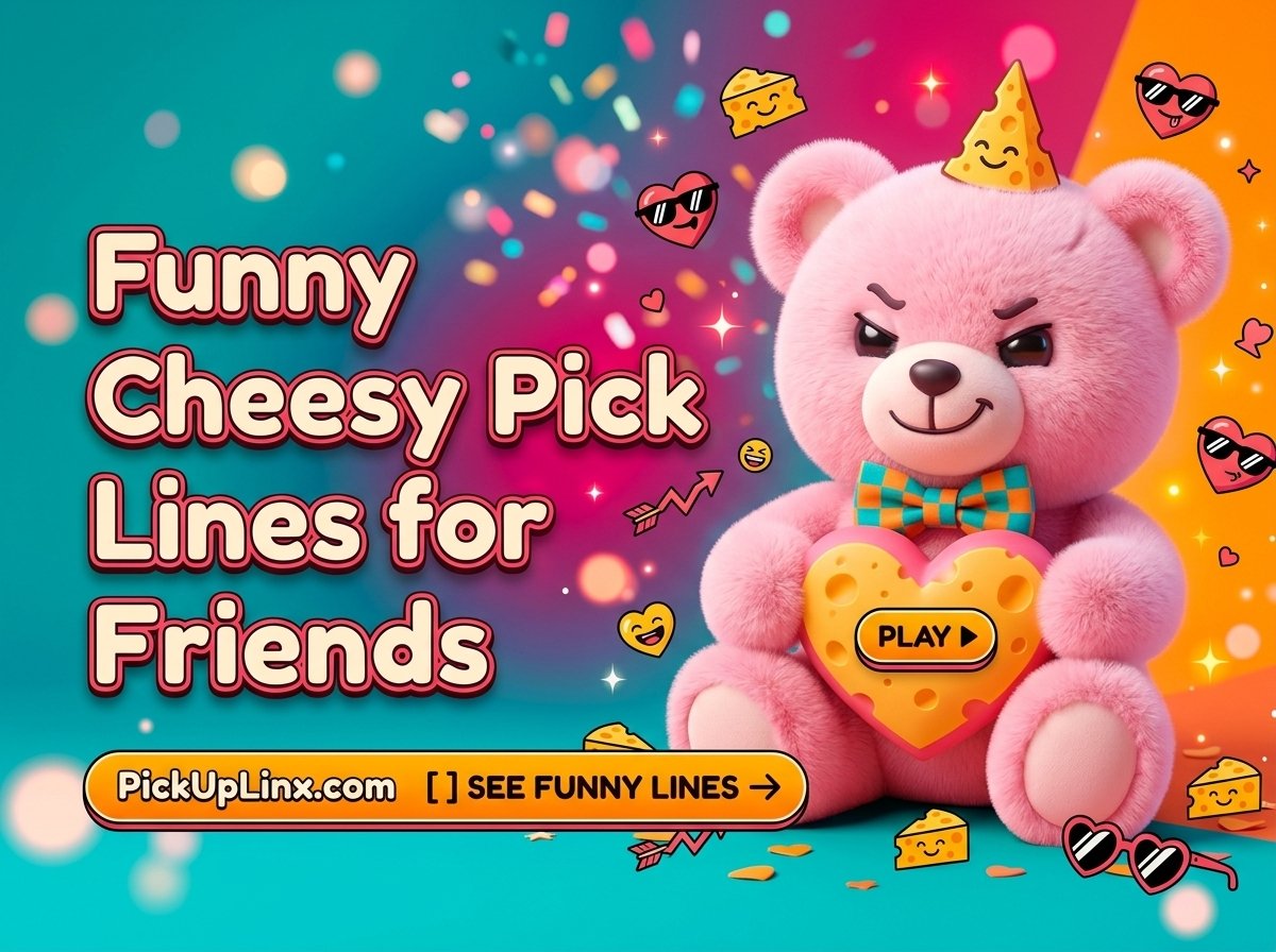 Funny Cheesy Pick Up Lines for Friends 