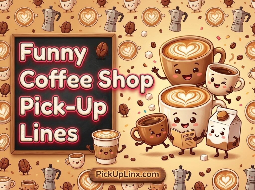 Funny Coffee Shop Pick-Up Lines