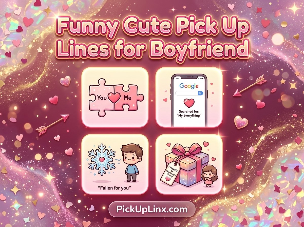Funny Cute Pick Up Lines for Boyfriend