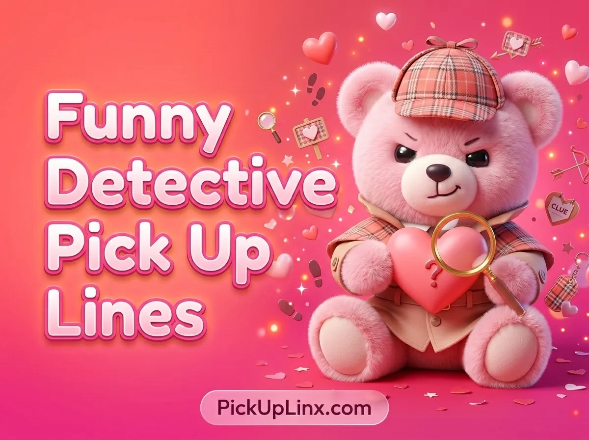 Funny Detective Pick Up Lines