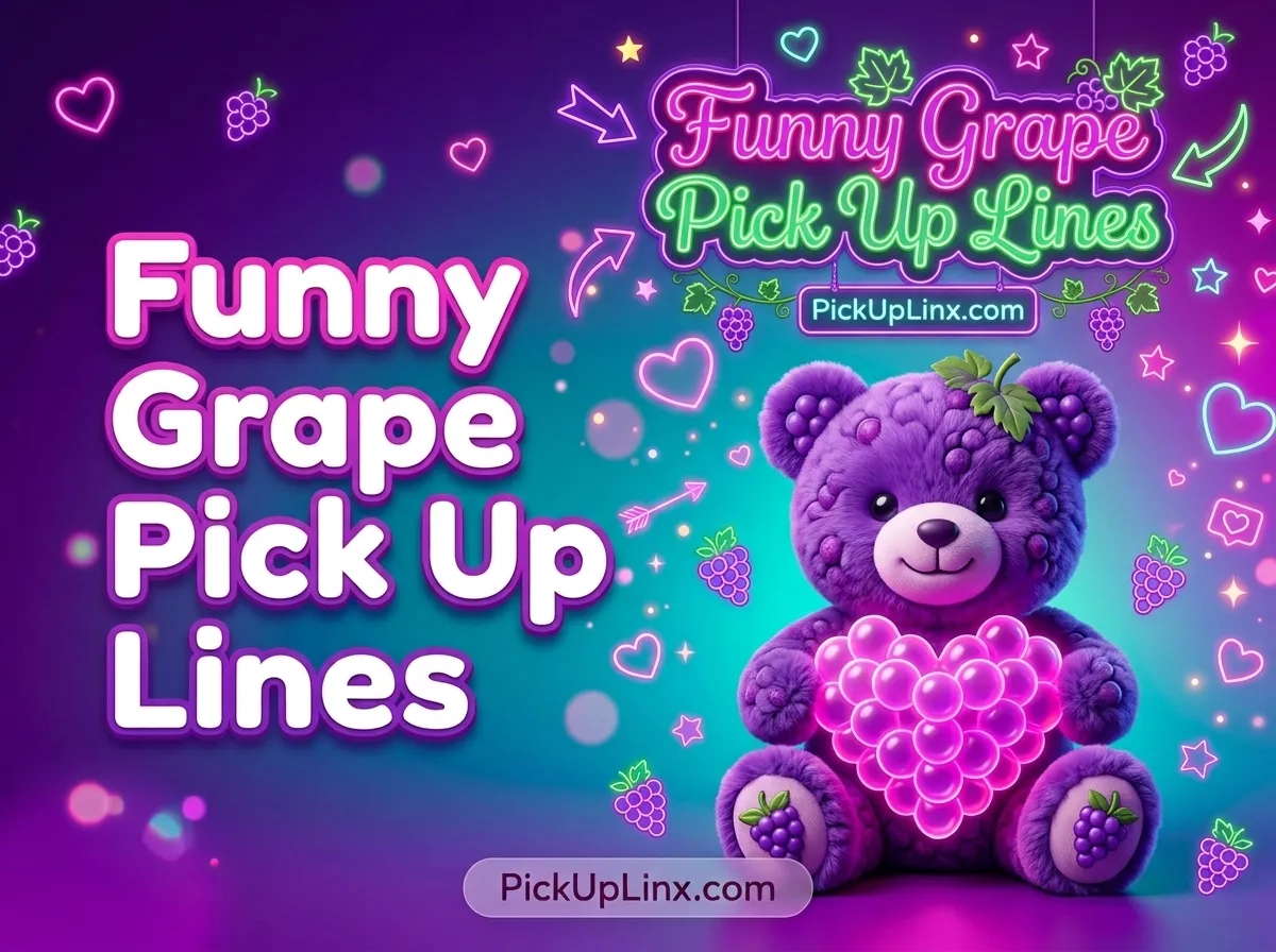Funny Grape Pick Up Lines