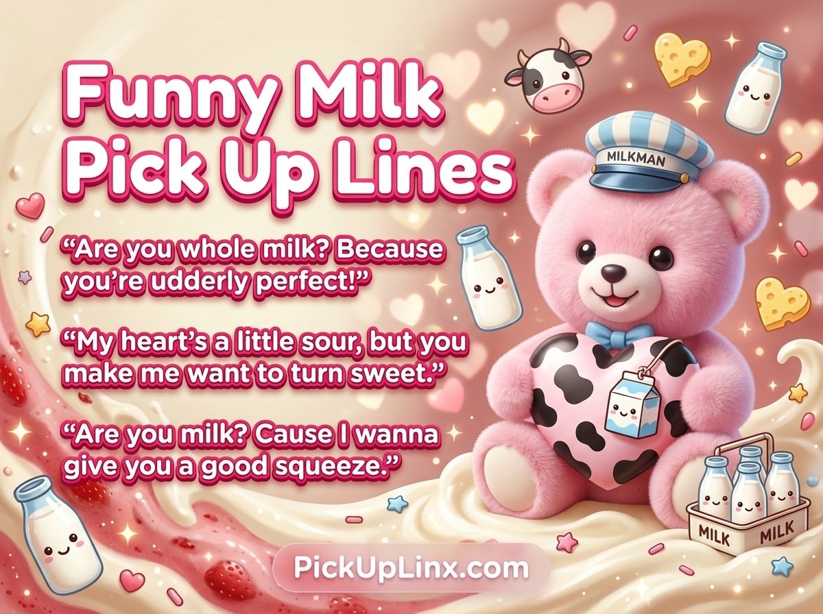 Funny Milk Pick Up Lines