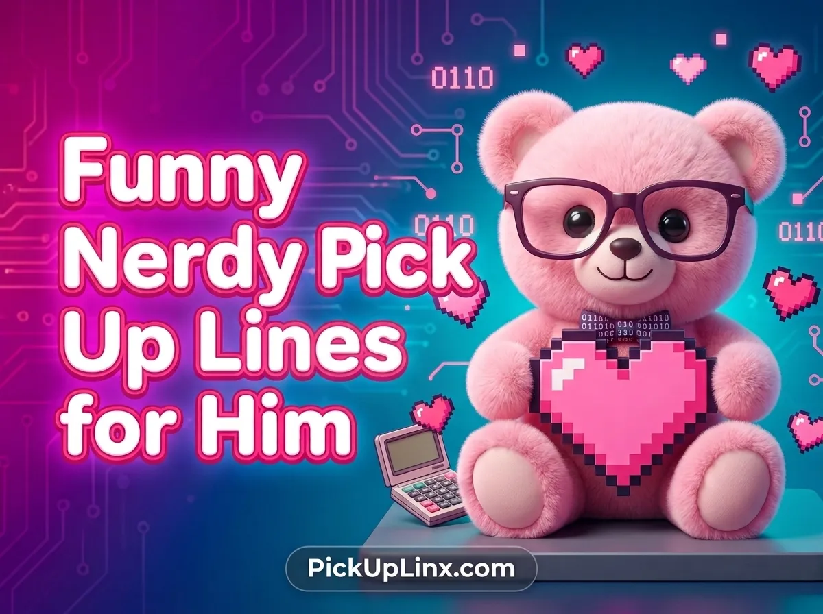 Funny Nerdy Pick Up Lines for Him