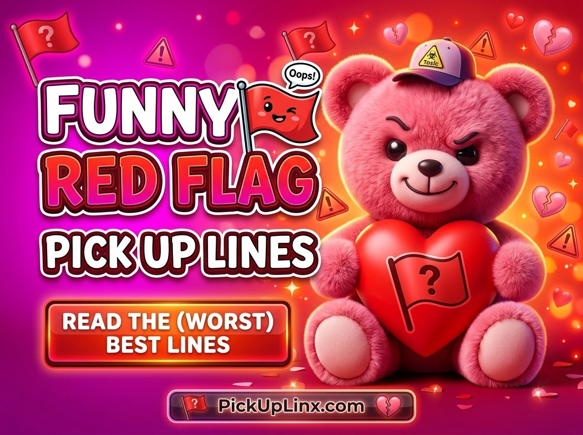 Funny Red Flag Pick Up Lines