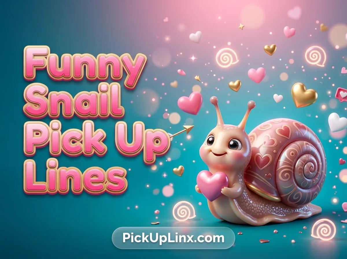 Funny Snail Pick Up Lines