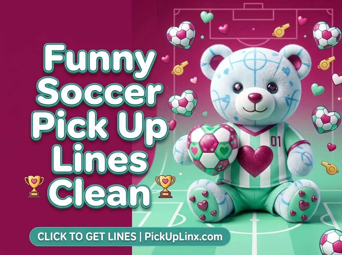 Funny Soccer Pick Up Lines Clean