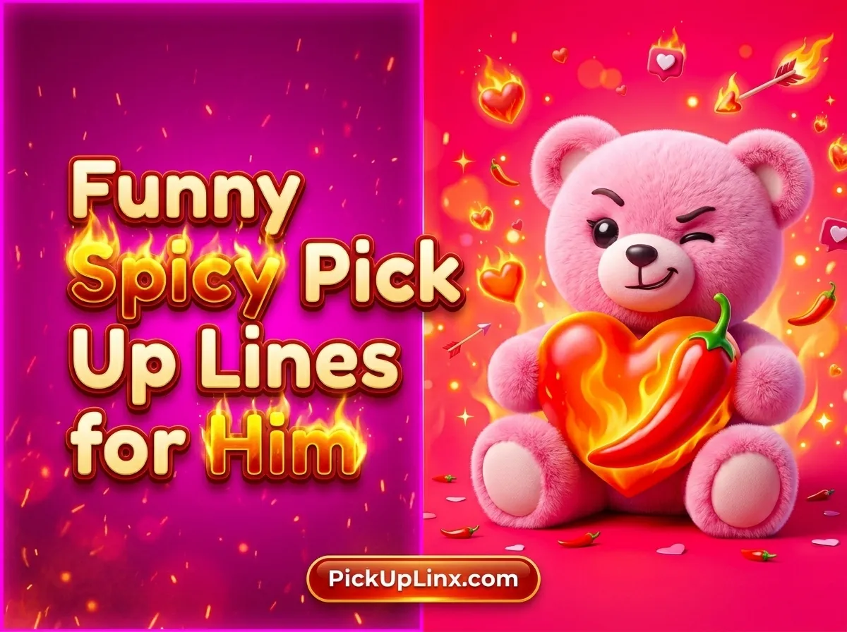 Funny Spicy Pick Up Lines for Him