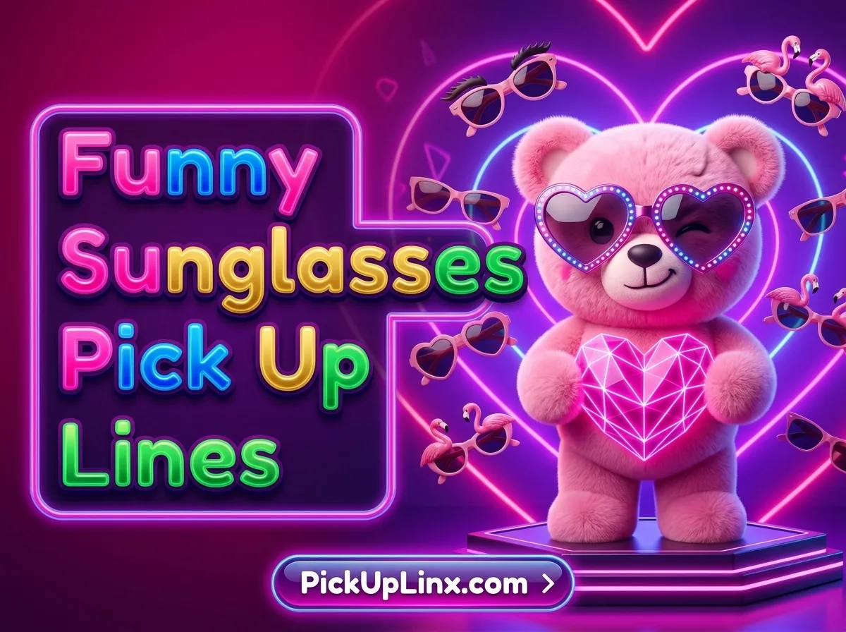 Funny Sunglasses Pick Up Lines