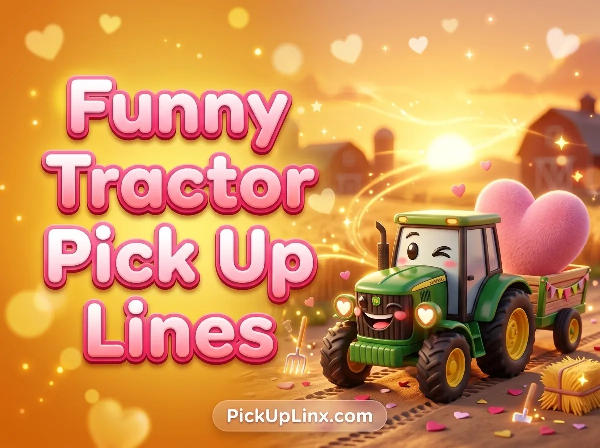Funny Tractor Pick Up Lines