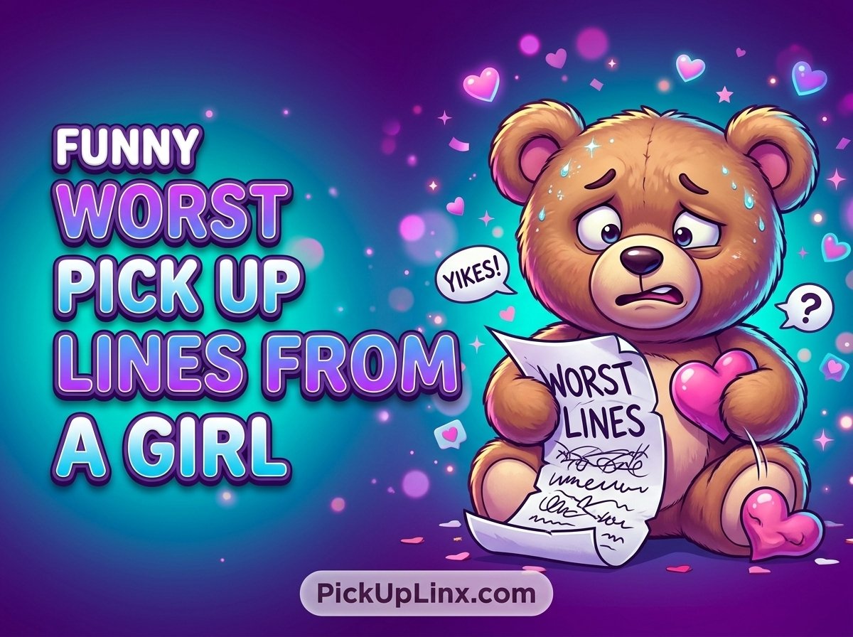 Funny Worst Pick Up Lines From a Girl