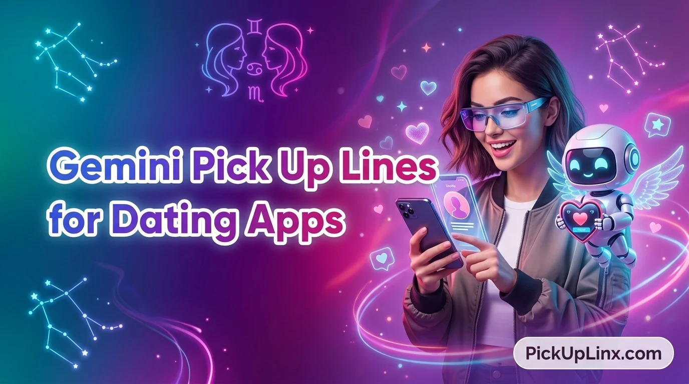 Gemini Pick Up Lines for Dating Apps